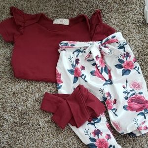 Floral outfit